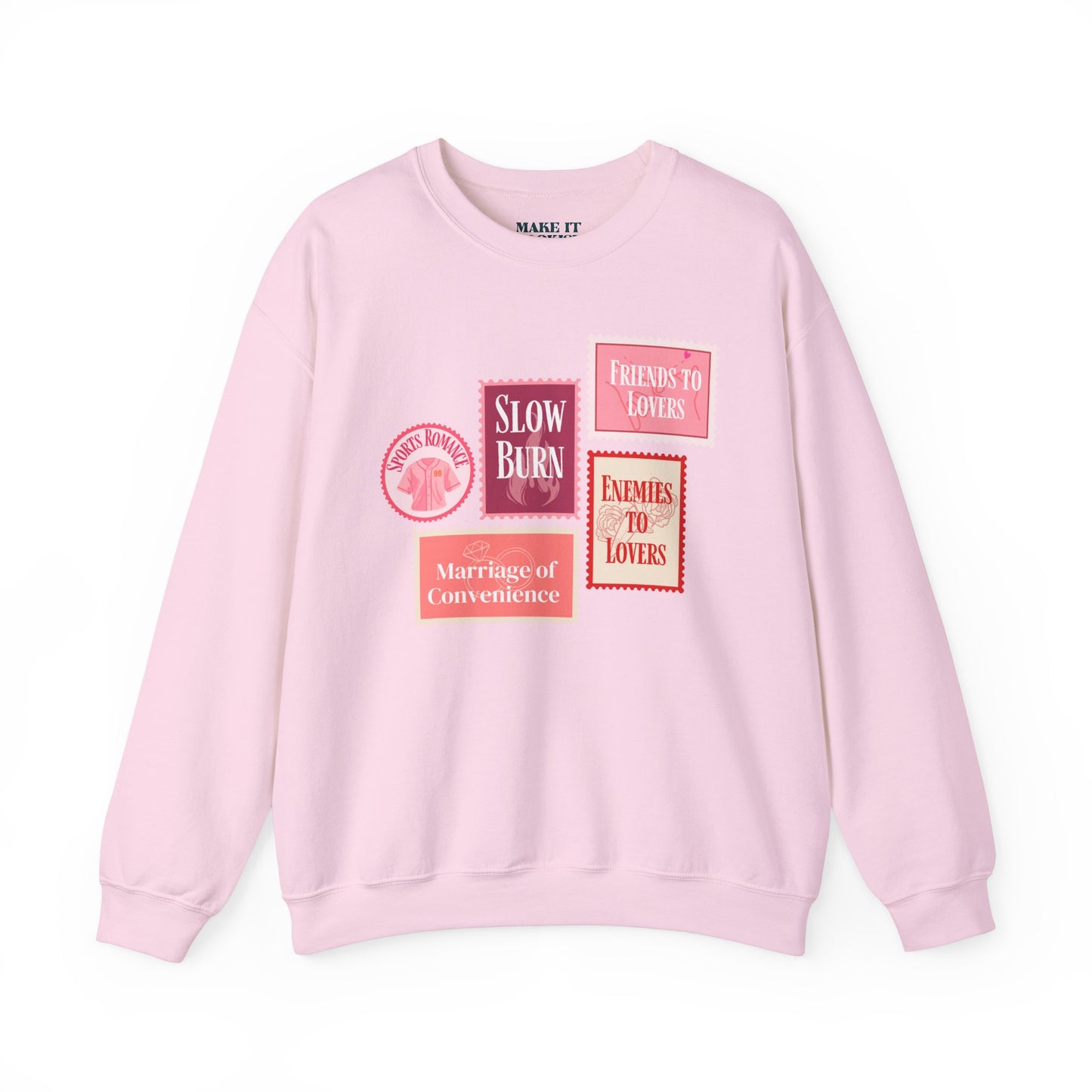 Colección de sellos Romance Trope, cuello redondo