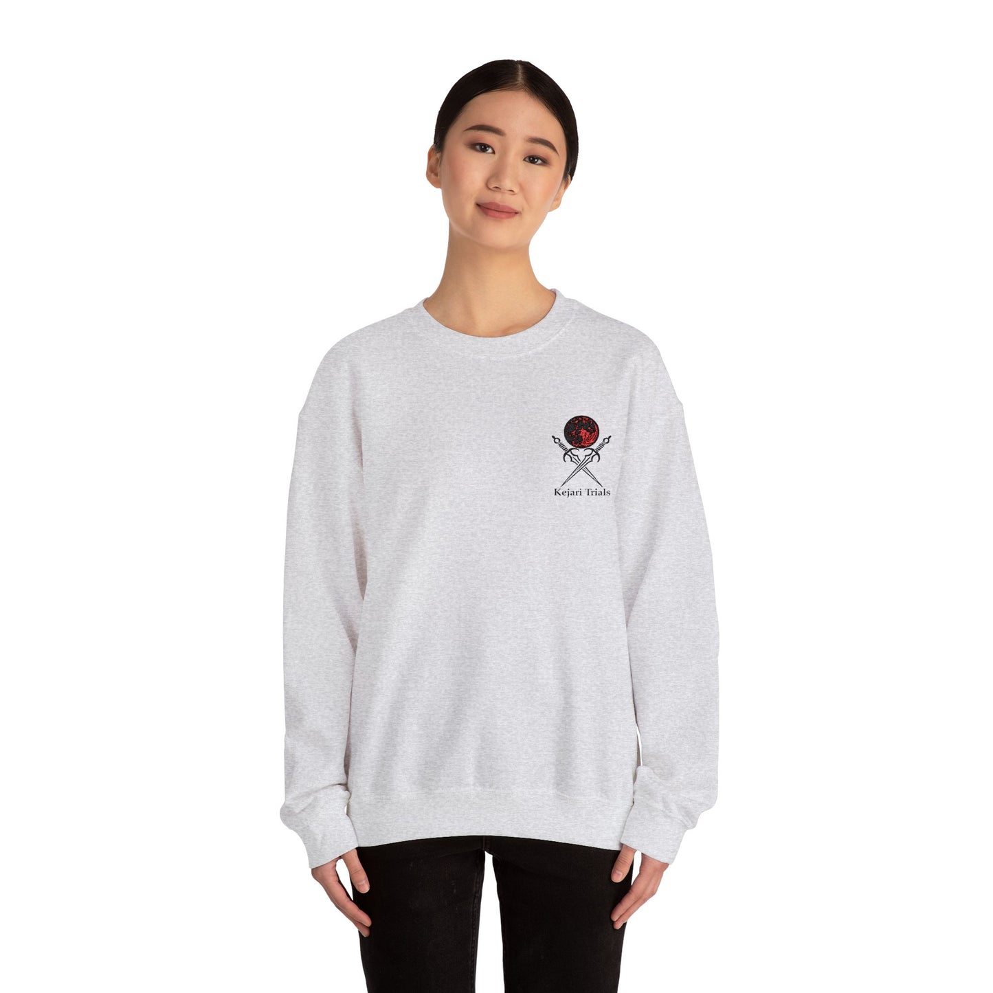 Kejari Trials Embroidered Sweatshirt- Red Moon