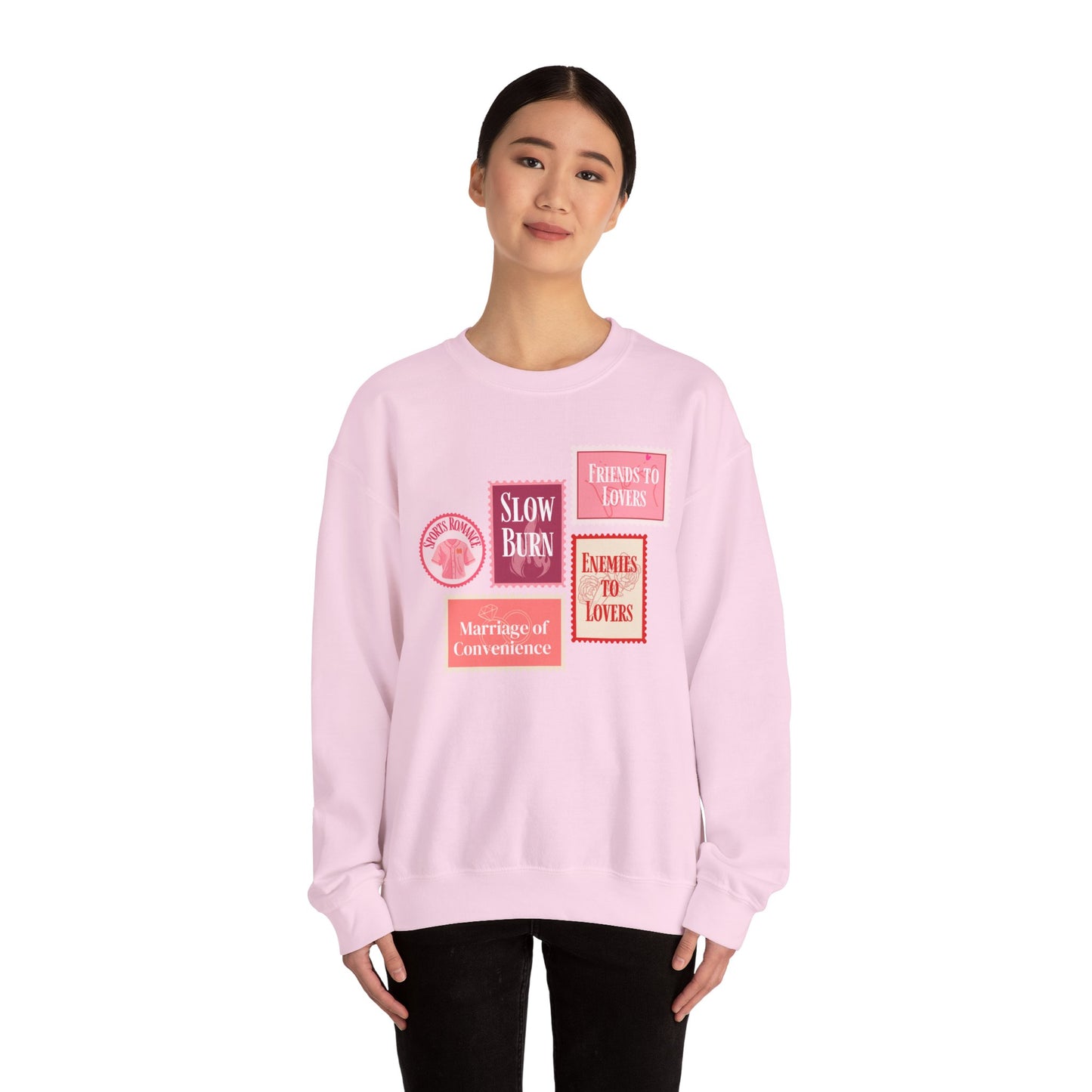 Colección de sellos Romance Trope, cuello redondo