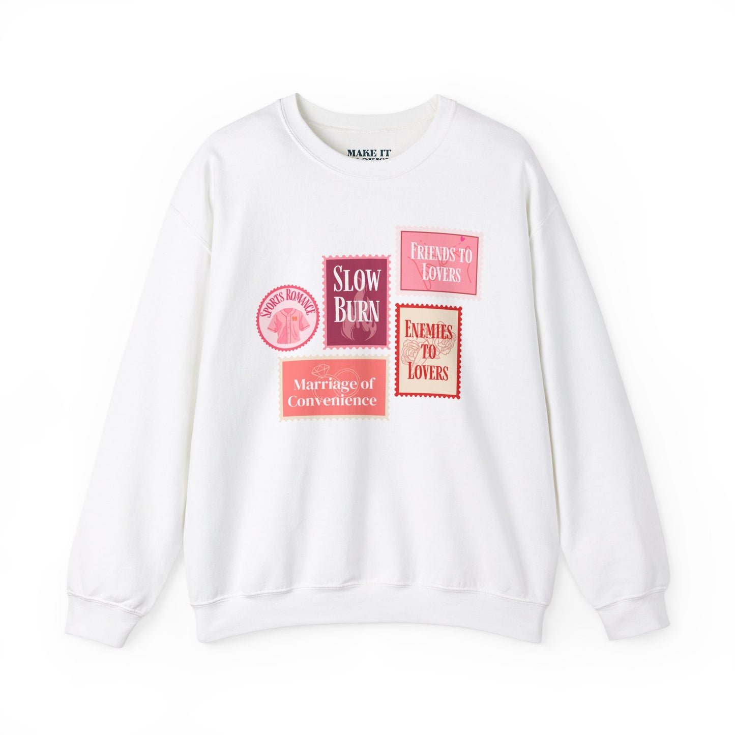 Romance Trope Stamp Collection Crewneck