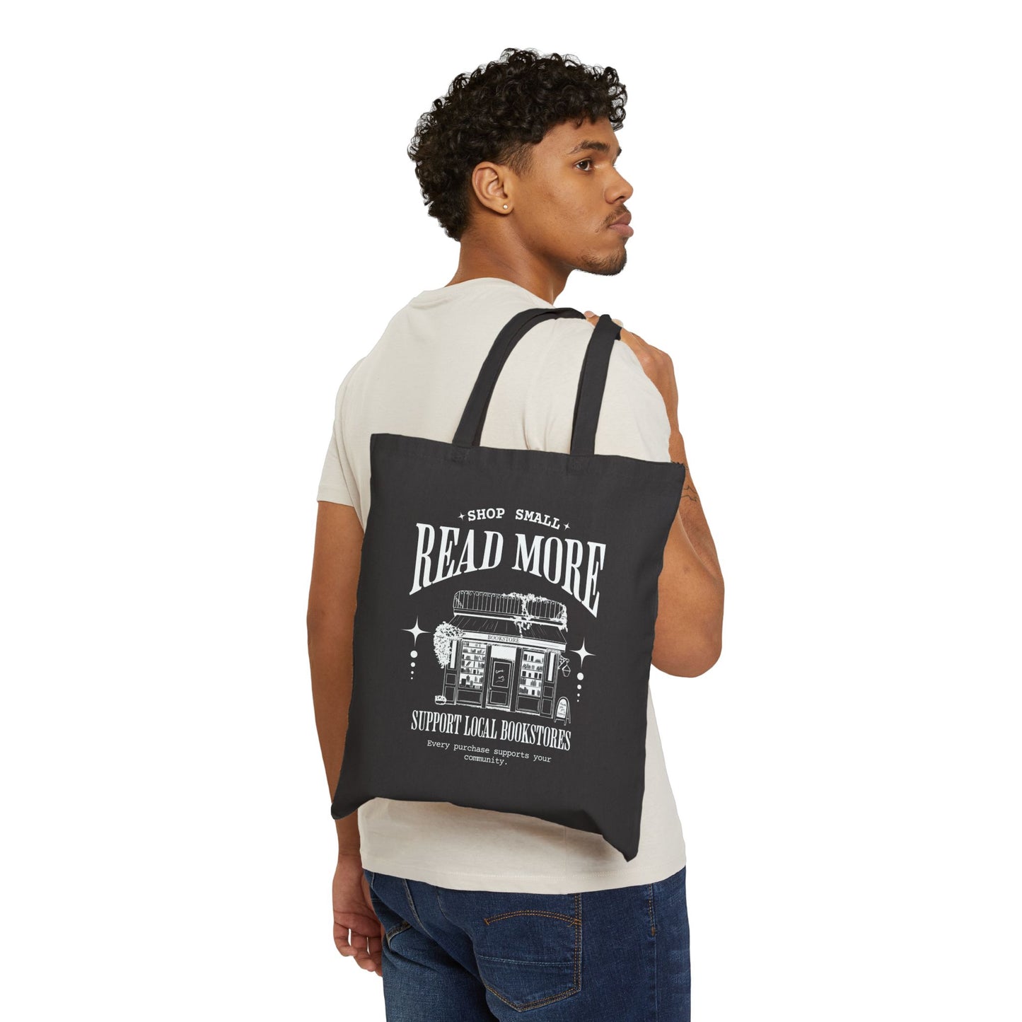 Shop Small, Read More Tote Bag