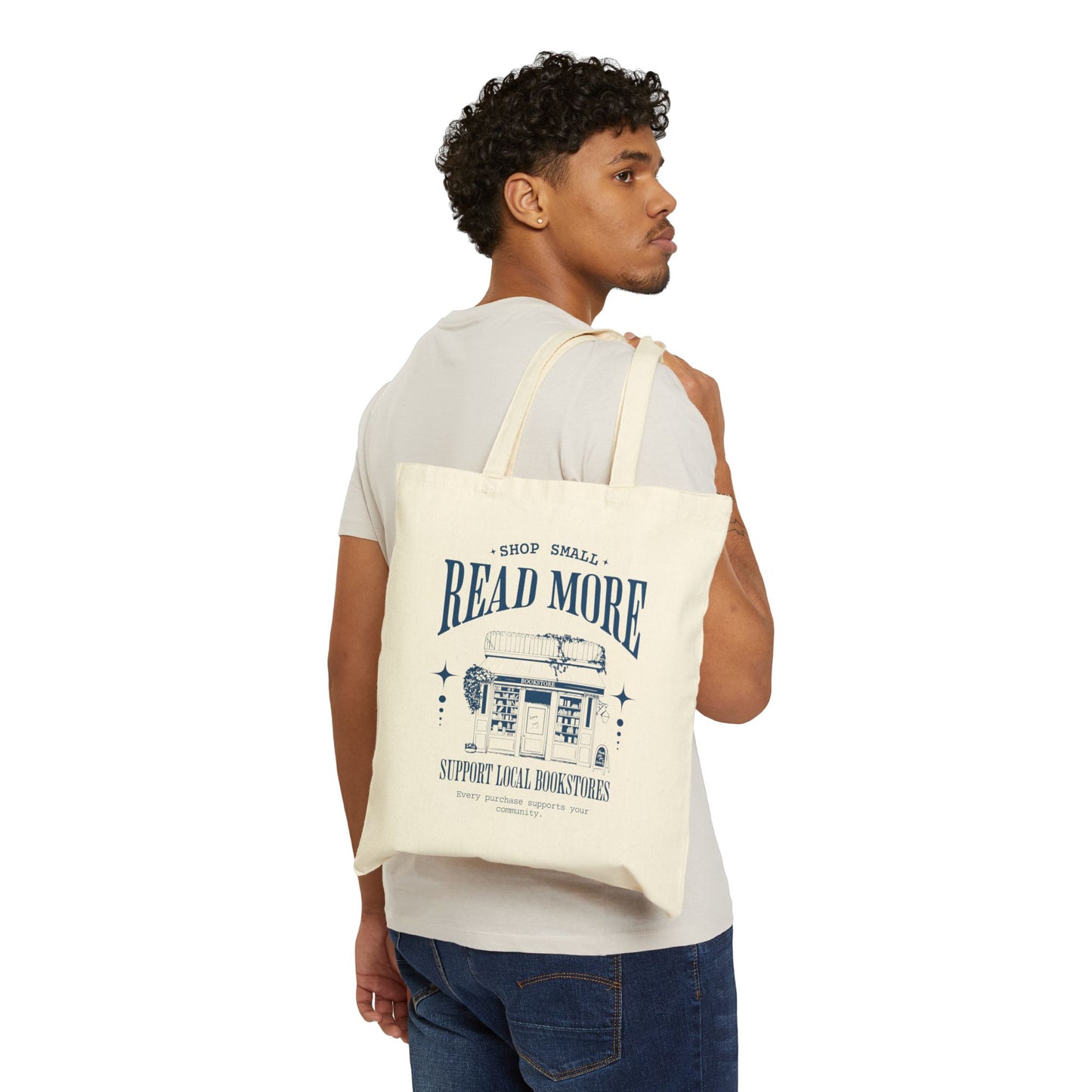 Shop Small, Read More Tote Bag