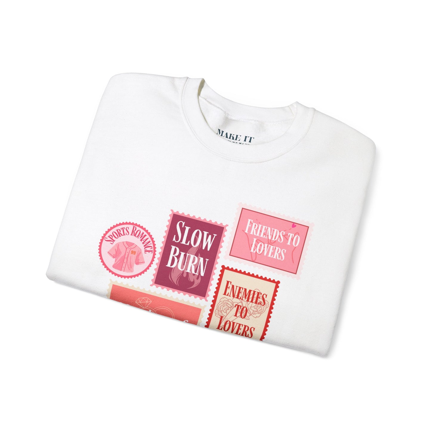 Romance Trope Stamp Collection Crewneck