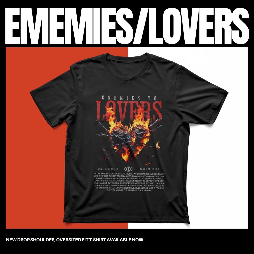 Enemies To Lovers Grunge T-Shirt- Steamy Lit Preorder