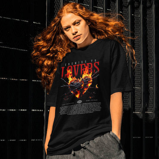 Enemies To Lovers Grunge T-Shirt- Steamy Lit Preorder